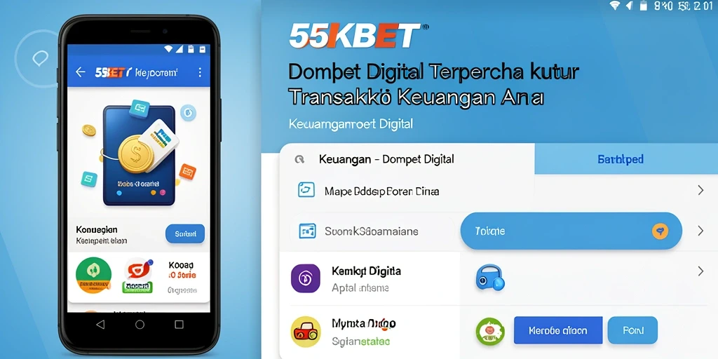 Antarmuka pengguna 55KBET yang sederhana dan intuitif.