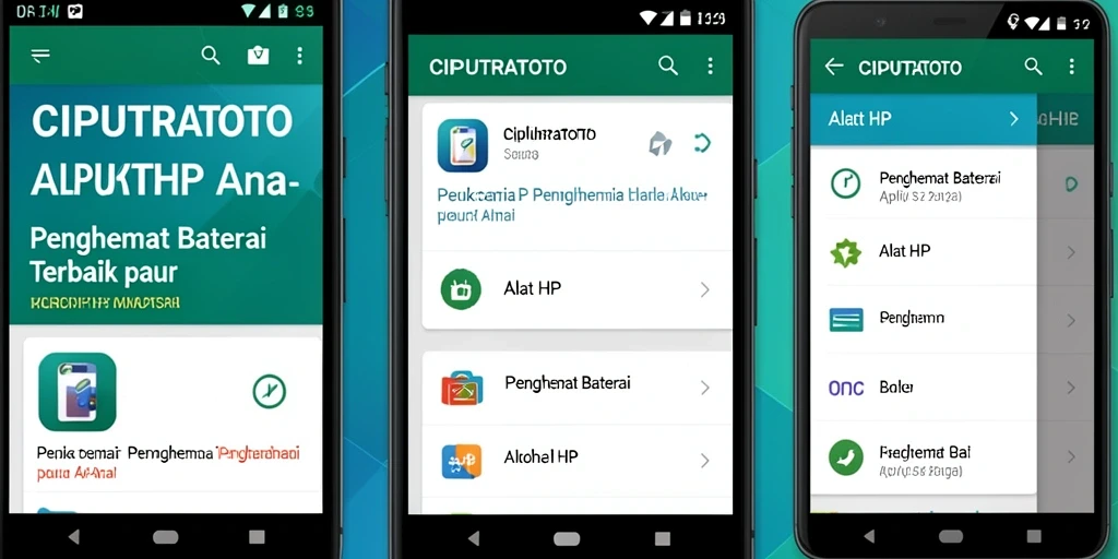 Tampilan antarmuka aplikasi Penghemat Baterai CIPUTRATOTO yang menarik.