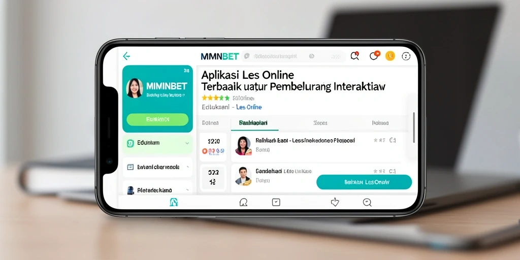 Tampilan antarmuka aplikasi MIMINBET yang interaktif dan user-friendly.