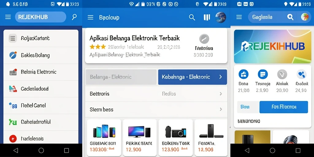 Tampilan antarmuka REJEKIHUB yang intuitif dan mudah digunakan.