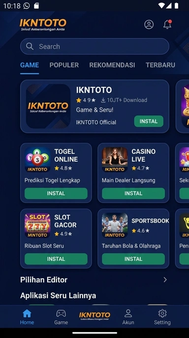 Ikntoto | Katalog Aplikasi Populer & Kanal Uji Indonesia