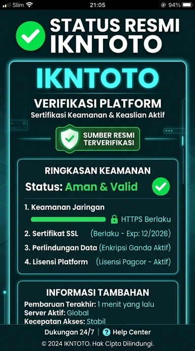 Kanal Resmi ikntoto untuk Pengguna Android di Indonesia